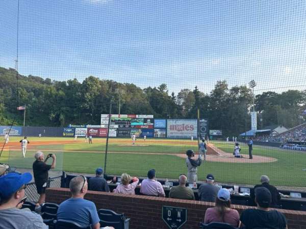McCormick Field, section: N, row: E, seat: 8