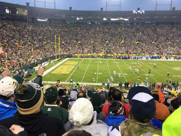 Lambeau Field, section: 114, row: 43, seat: 9