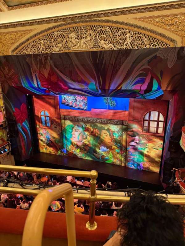 James Earl Jones Theatre, section: Balcony R, row: B, seat: 2