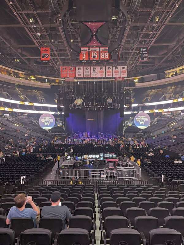 Xfinity Mobile Arena, section: 107, row: 14, seat: 9