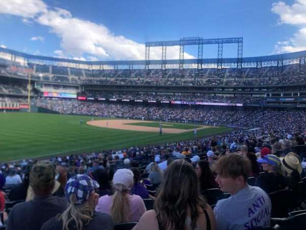 Coors Field, section: 147, row: 31, seat: 15