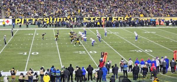 Acrisure Stadium, section: 108, row: AA, seat: 17