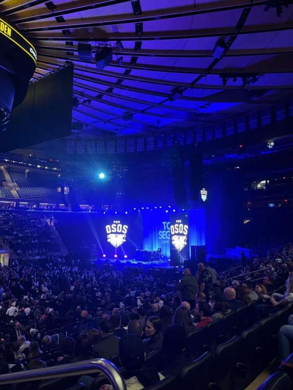 Madison Square Garden, section: 106, row: 12, seat: 20