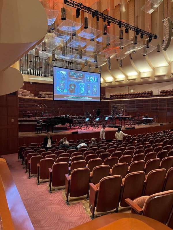 Davies Symphony Hall, section: Orchestra Box D, row: 1, seat: 1