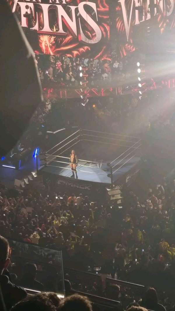 The O2, London, section: 421, row: M, seat: 961
