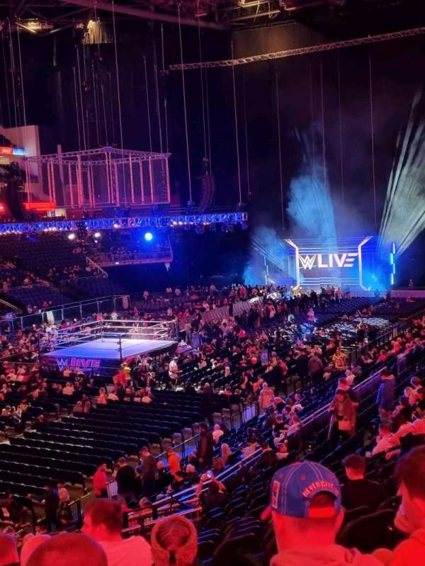 The O2, London, section: 109, row: Y, seat: 267