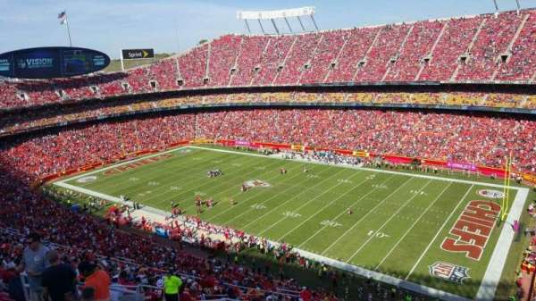 Arrowhead Stadium, section: 319, row: 22, seat: 14