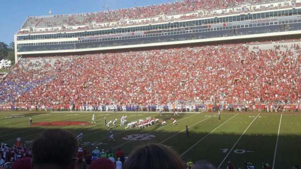 Razorback Stadium, section: W102, row: 19, seat: 19