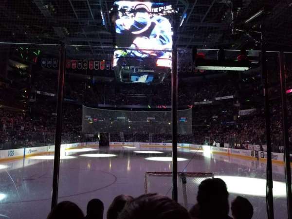 Nationwide Arena, section: 109, row: D, seat: 9
