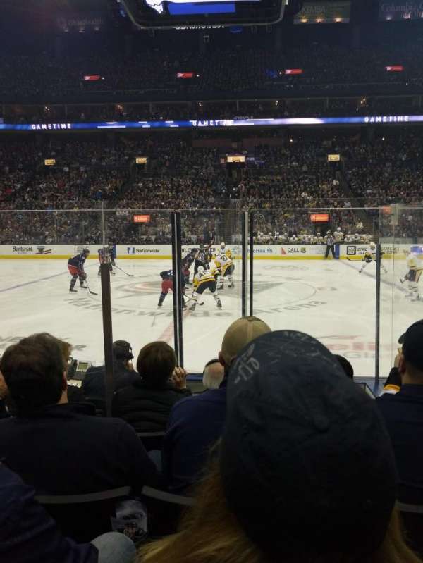 Nationwide Arena, section: 114, row: F, seat: 16