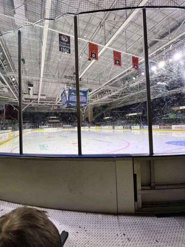 Cross Insurance Arena, section: Q, row: 2, seat: 1