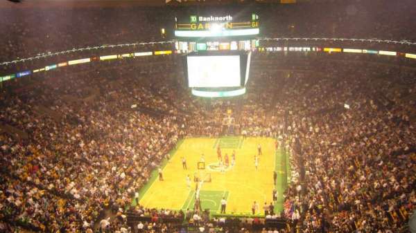 TD Garden, section: 308, row: 10, seat: 5