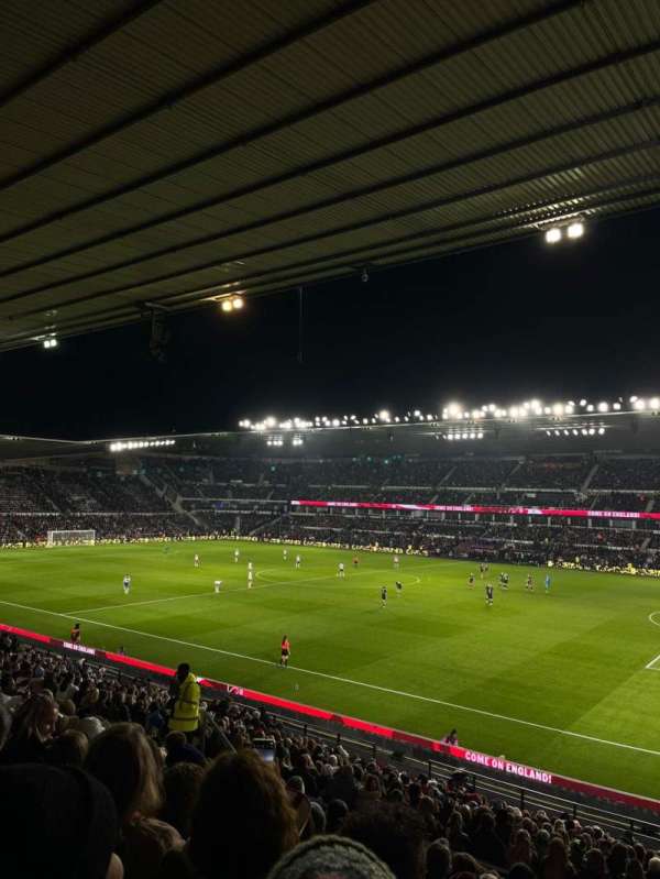 Pride Park, section: EU-D, row: K