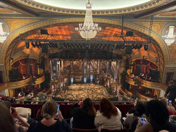 Richard Rodgers Theatre, section: Rear Mezzanine C, row: L, seat: 108