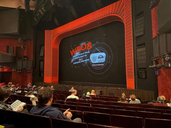 Marquis Theatre, section: Orchestra R, row: L, seat: 14