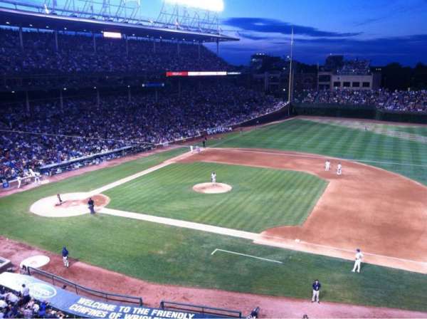 Wrigley Field, section: 326R, row: 1, seat: 6