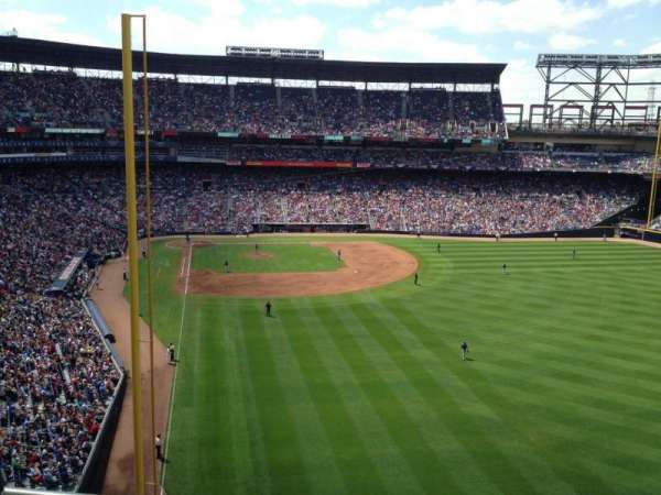 Turner Field, section: 433L, row: 1, seat: 104