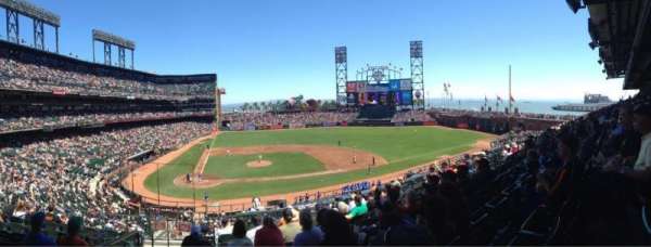 Oracle Park, section: 210, row: H, seat: 16