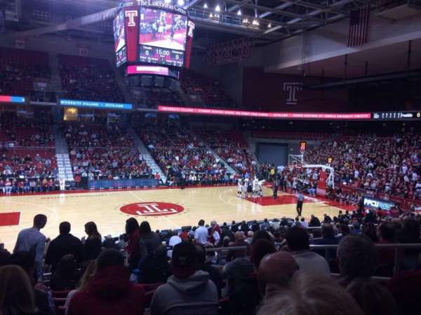 Liacouras Center, section: 104, row: U, seat: 5