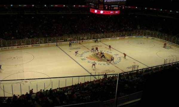 United Center, section: 303, row: 2, seat: 18