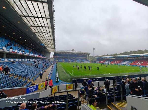 Ewood Park, section: p, row: 13, seat: 171