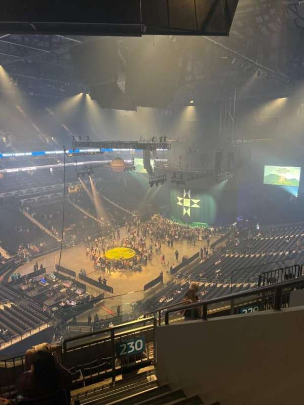 Spectrum Center, section: 230, row: H, seat: 1