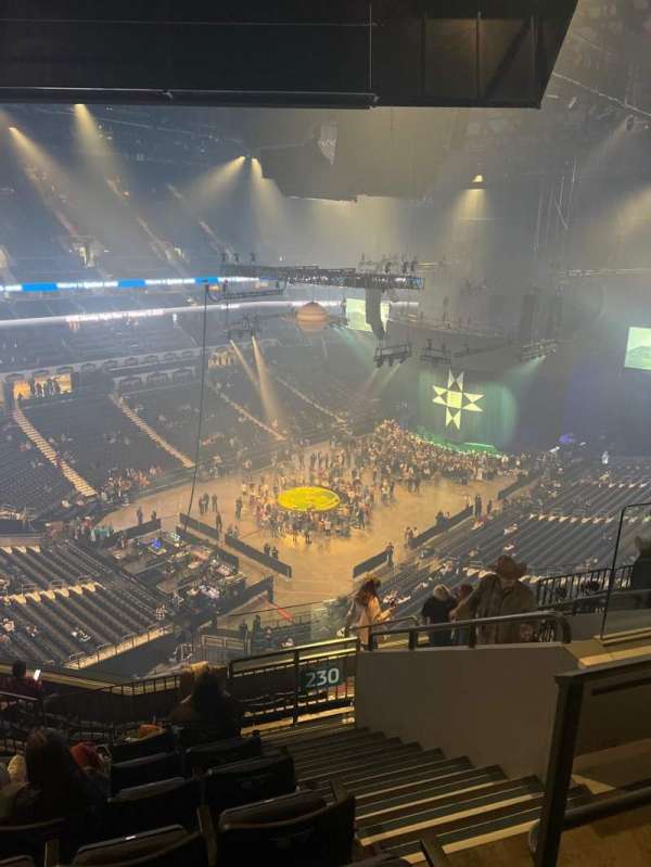 Spectrum Center, section: 230, row: J, seat: 5
