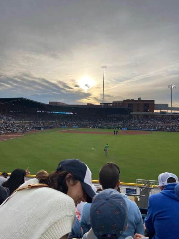 Durham Bulls Athletic Park, section: 128, row: J, seat: 17