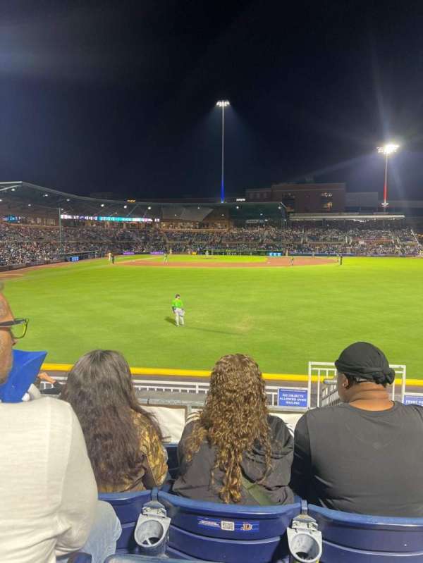 Durham Bulls Athletic Park, section: 128, row: G, seat: 17