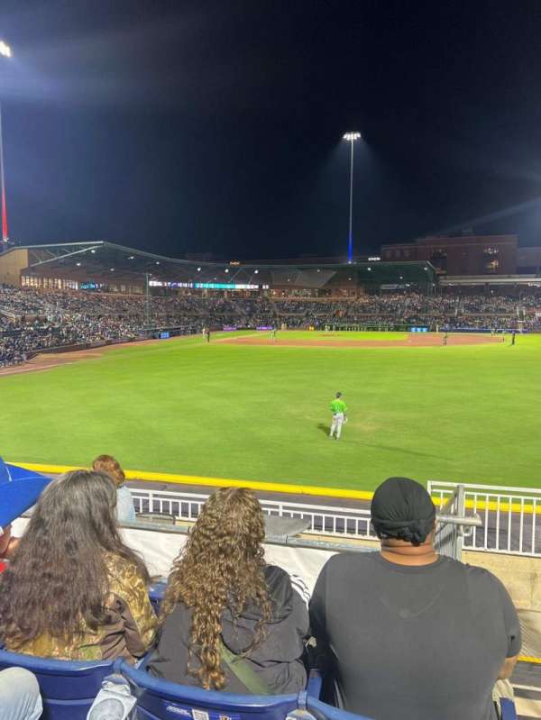Durham Bulls Athletic Park, section: 128, row: G, seat: 18