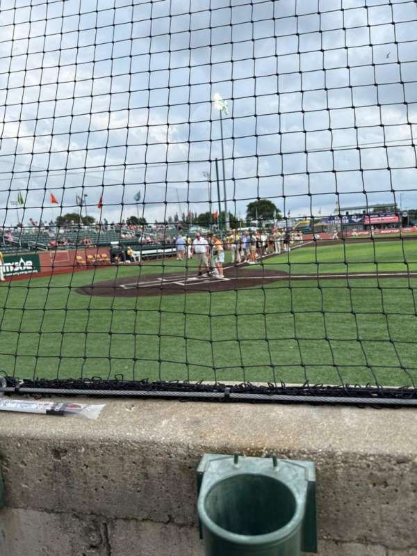 The Duck Pond at Warner Park, section: 104, row: 1, seat: 2