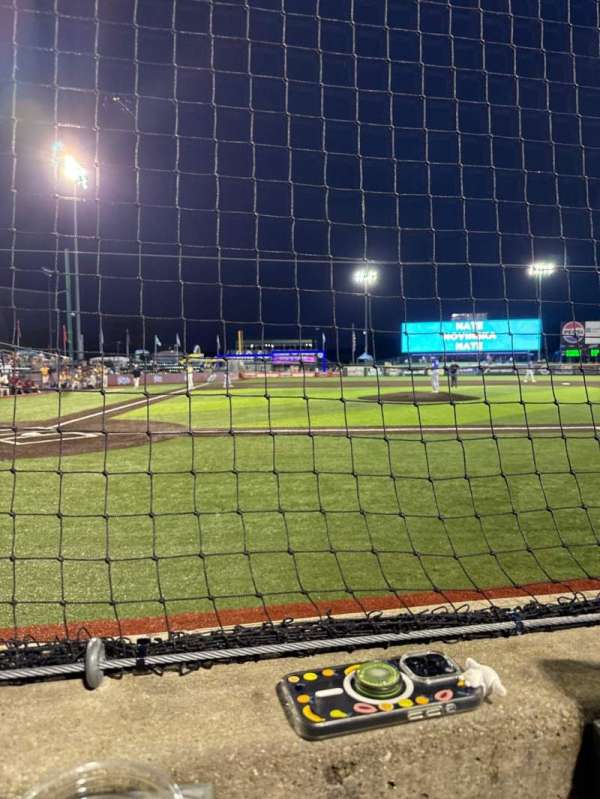 The Duck Pond at Warner Park, section: 104, row: 1, seat: 3