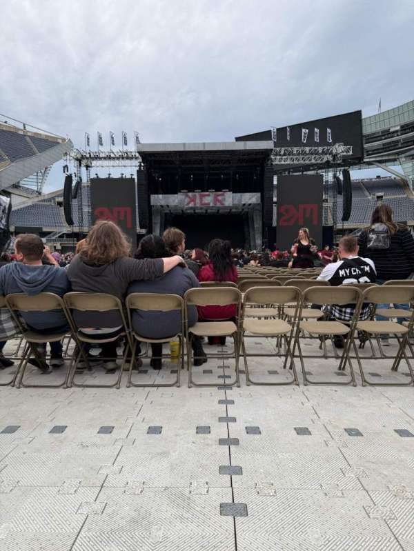 Soldier Field, section: B3, row: 1, seat: 17