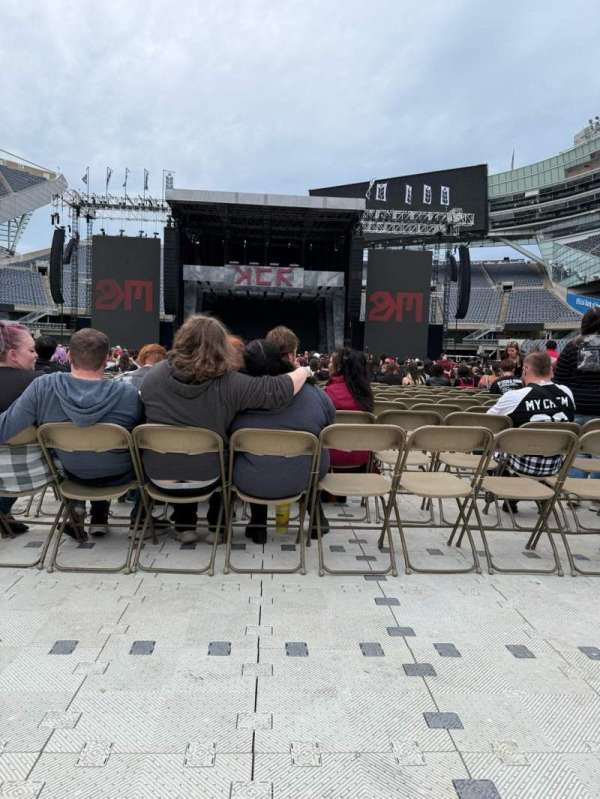 Soldier Field, section: B3, row: 1, seat: 16