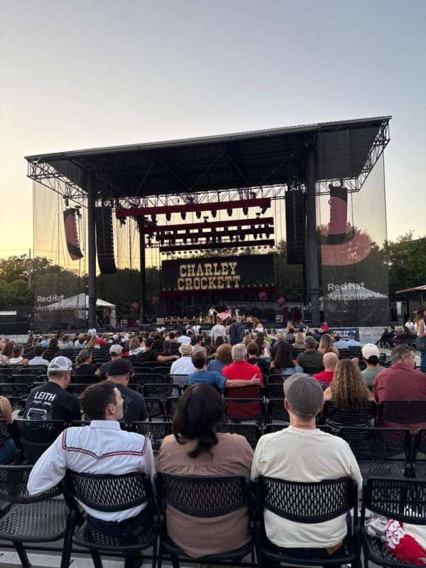 Red Hat Amphitheater, section: 2, row: FF, seat: 5
