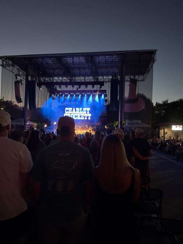 Red Hat Amphitheater, section: 2, row: FF, seat: 2