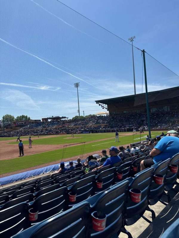 Durham Bulls Athletic Park, section: 115, row: J, seat: 12