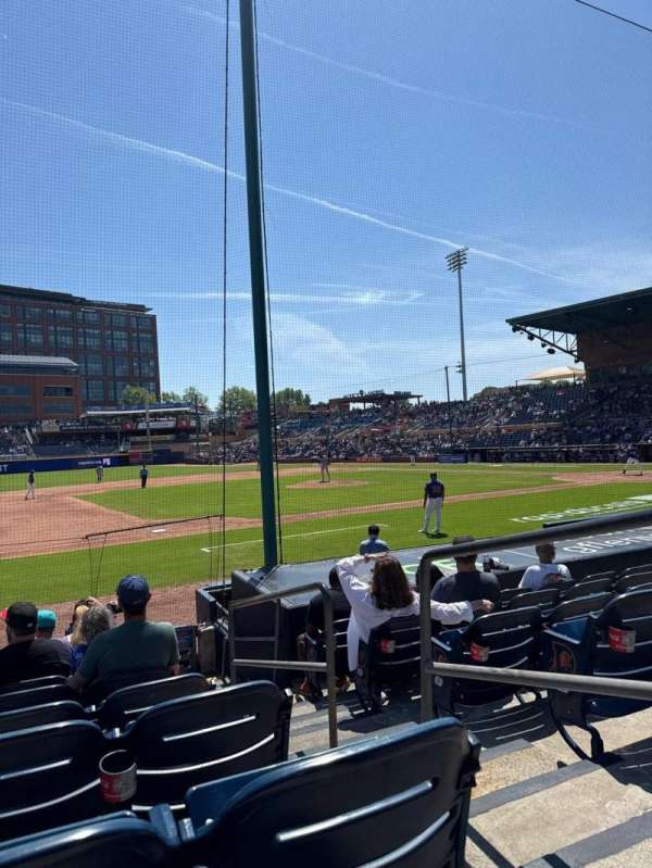 Durham Bulls Athletic Park, section: 113, row: J, seat: 2