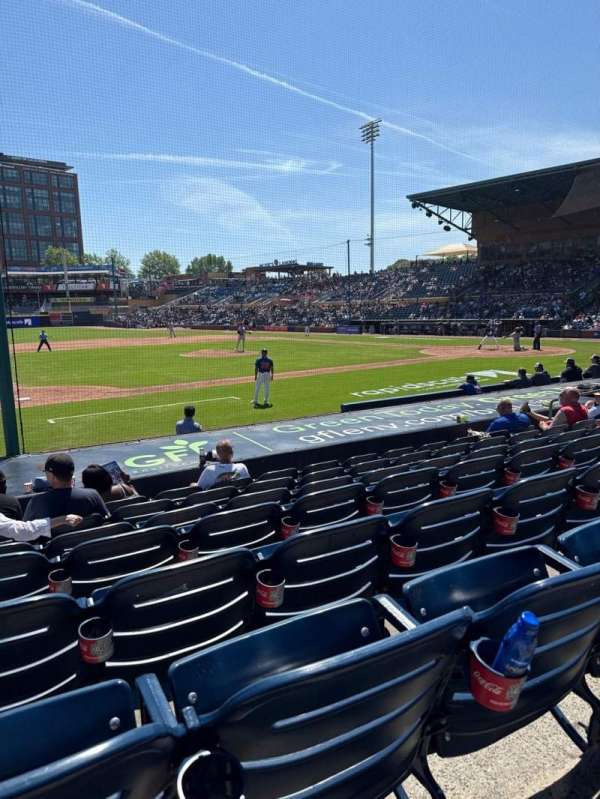 Durham Bulls Athletic Park, section: 111, row: K, seat: 13