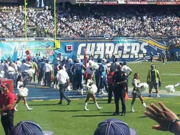 San Diego Stadium, section: F11, row: 4, seat: 2