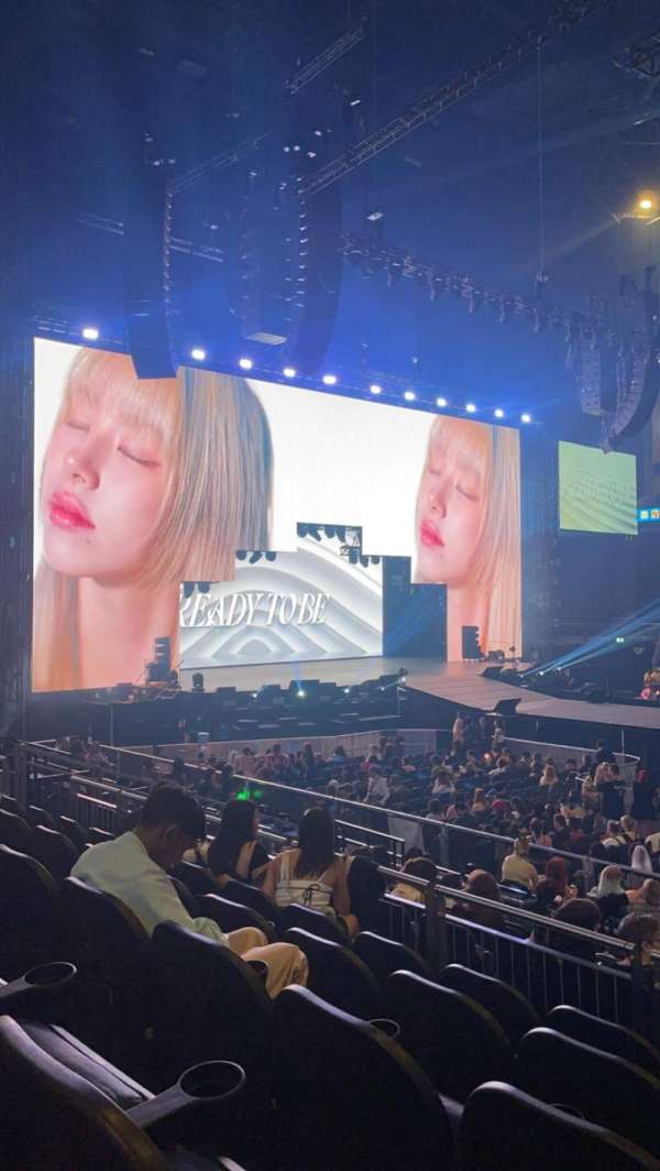 The O2, London, section: 102, row: M, seat: 65