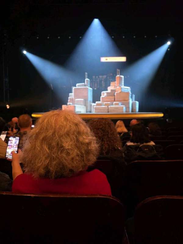 Longacre Theatre, section: Orchestra C, row: H, seat: 109