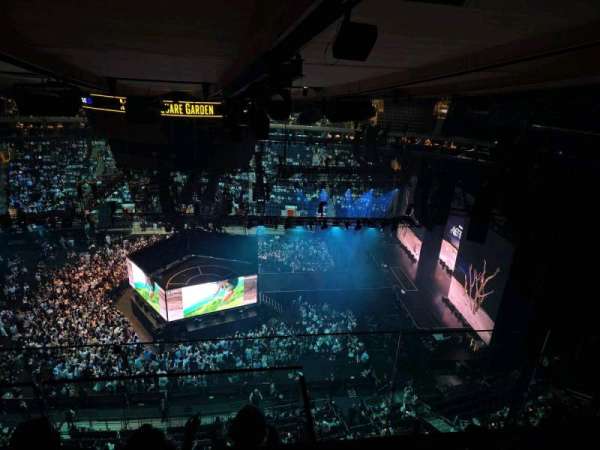 Madison Square Garden, section: 313, row: BS3, seat: 20-21