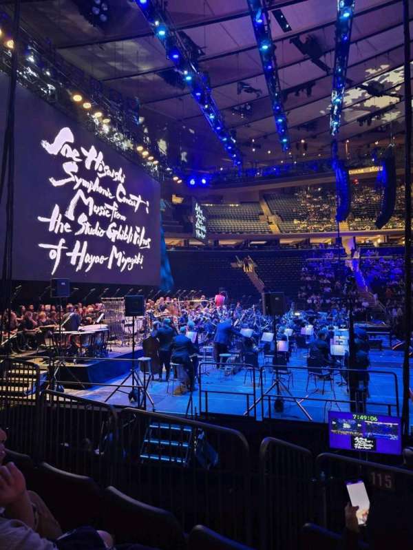 Madison Square Garden, section: 115, row: 6, seat: 8