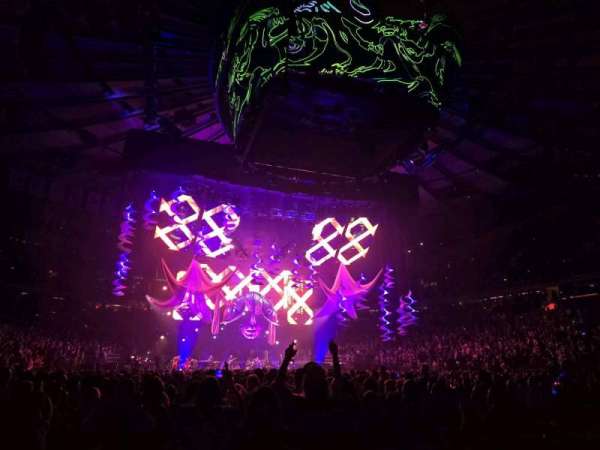 Madison Square Garden, section: 1, row: 2, seat: 6