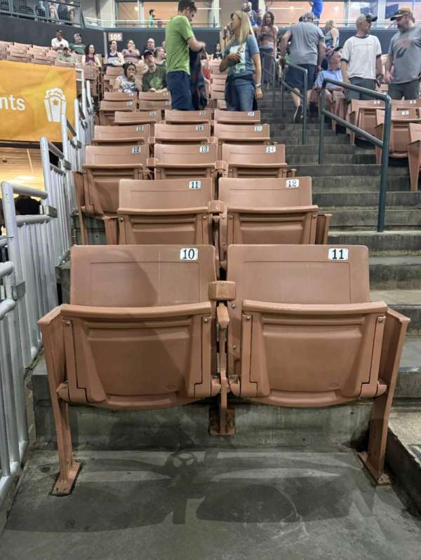 SNHU Arena, section: 105, row: B, seat: 11/12