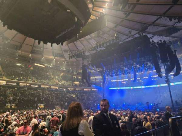 Madison Square Garden, section: 106, row: 1, seat: 15