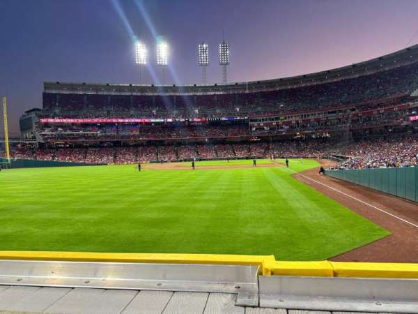 Great American Ball Park, section: 105, row: A, seat: 6