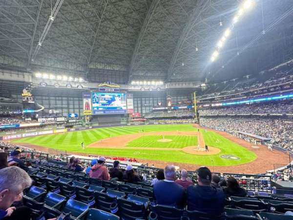 American Family Field, section: 222, row: 6, seat: 5