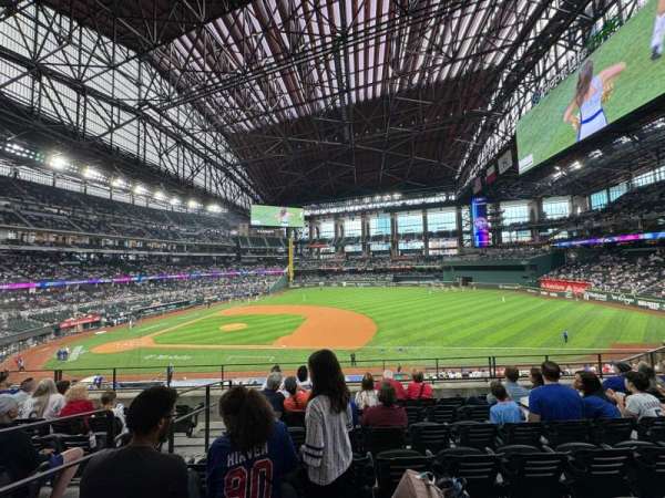 Globe Life Field, section: 121, row: 7, seat: 3